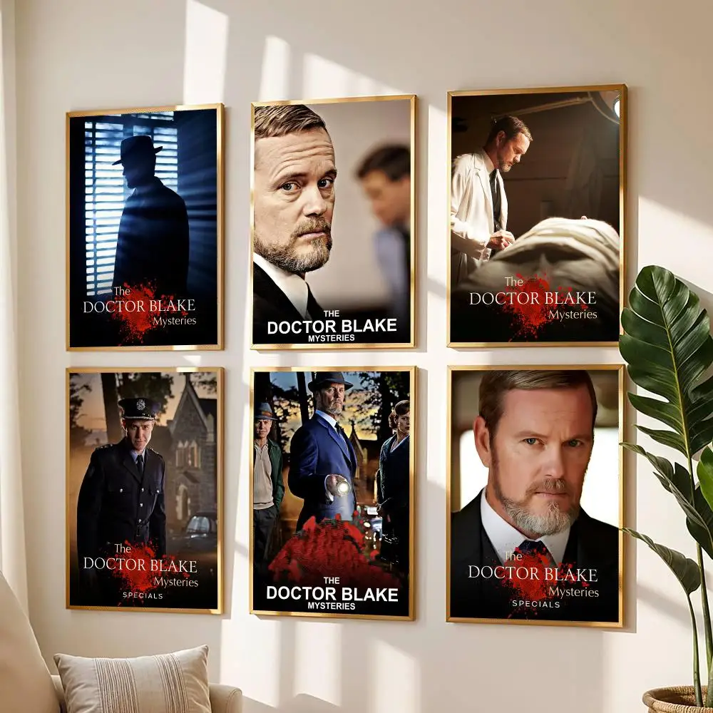 tv series T-The Doctor Blake Mysteries-S Poster Modern Wall Decal for Living Room Cafe Office Bar and Bedroom