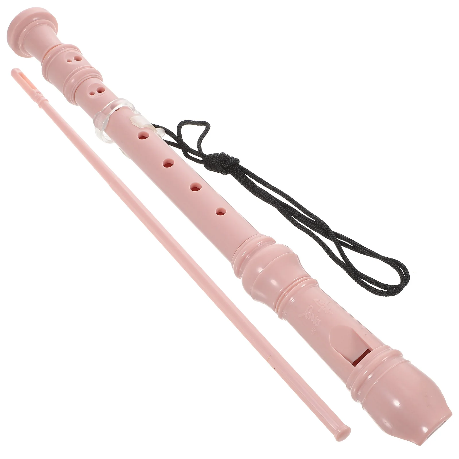 1 Juego de flauta de clarinete de 8 agujeros para instrumento de viento profesional de plástico Abs seguro diseño desmontable fácil de limpiar principiante