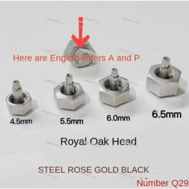 Watch handle Royal Oak Love DE All-steel handle head crown accessories 26470A men's women's  adjustment time P