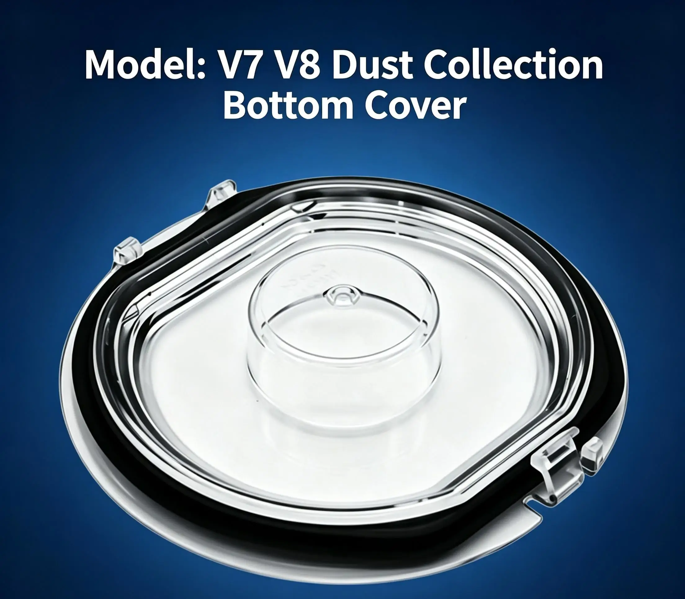 Dust Cup Bottom Lid Sealing Cover Replacement Part Fit for Dyson V7 V8 Vacuum Cleaner, Dust Bucket Repair Accessory