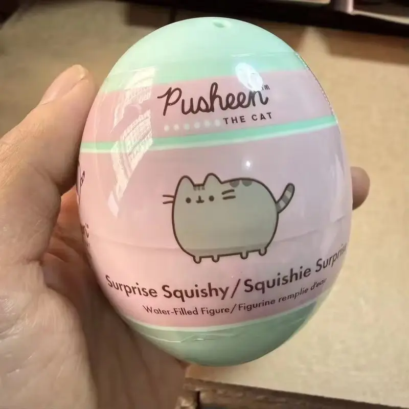 Image of Auf Lager: Neue, angesagte Hamee Pusheen Fat Cat Wasserfüllbare Quetsch-Flachpuppe, handgefertigte Ornamente, Blindbox-Spielzeug, Geschenke