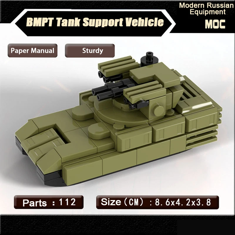 MOC Military Russian T90 T64 T72 Main Battle Tank Transport Truck Rocket Launcher Soldiers Armored Vehicle Weapons Bricks Toys