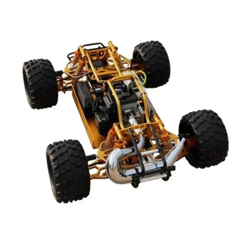 cross-borderHot salesFour-Wheel Drive Gasoline Remote Control Car with Reverse Gear Oil Model Car Big Leg off-Road Vehicle
