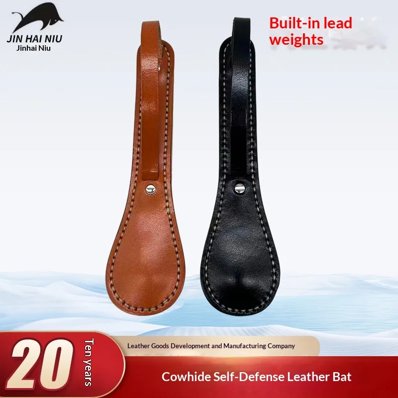 Compact Leather Slap Jack with Internal Lead Block for Women Self Defense and Gym Training