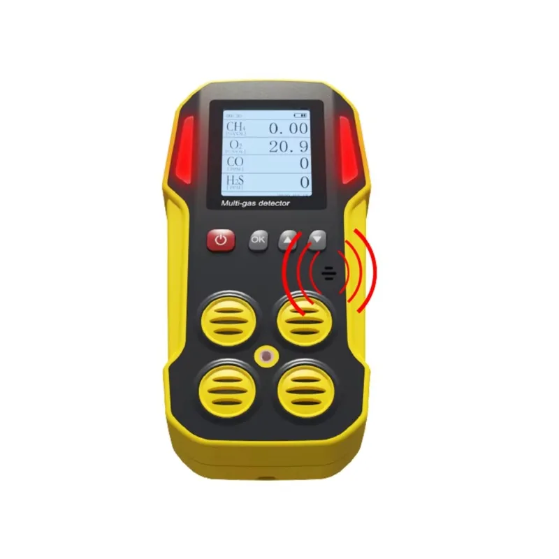 4 Gas Analyzer H2S,O2,CO,Multi Combustible Gas Detector Natural Gas Detector