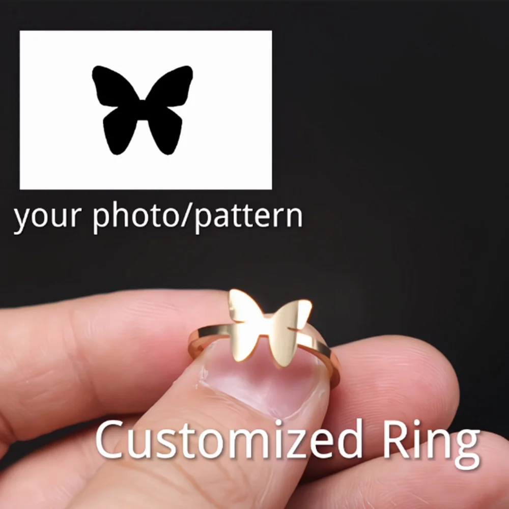 

Customize your patterned ring, company logo, commemorative patterned ring, and give it a unique gift as a gift