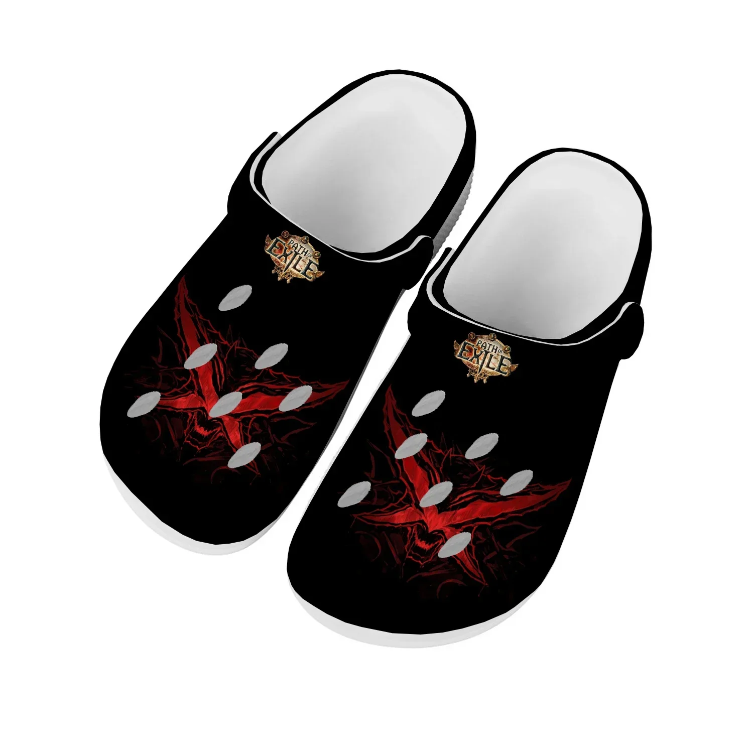 

Path of Exile Home Clogs Cartoon Game Mens Womens Youth Boys Girls Sandals Shoes Garden Custom Made Shoes Beach Hole Slippers