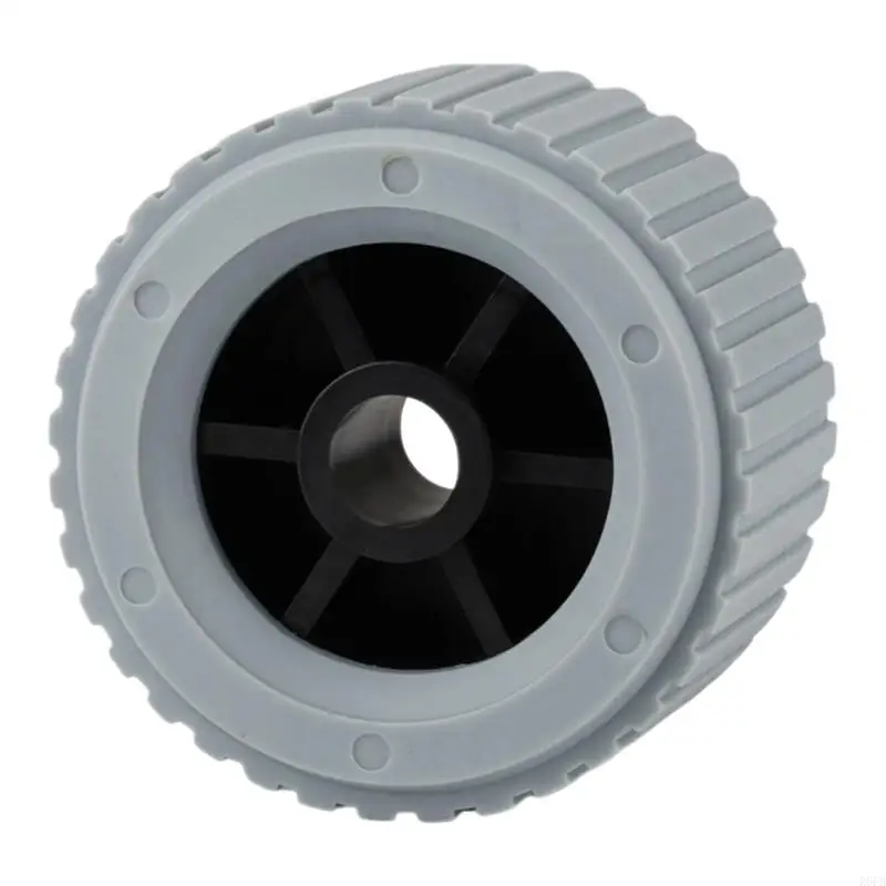 Marine Trailer Replacement Roller with Ribbed Outer Ribs and Plastic for Boat Keel Loading and Unloading Support R6FB
