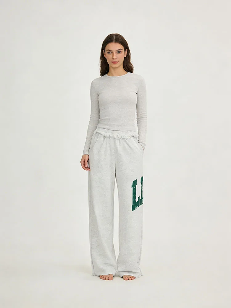 

2026 Fashion Men's and Women's New Gothic Trendy Ins Harajuku Printed Stretch Waist Casual Straight Pants Y2k Clothing