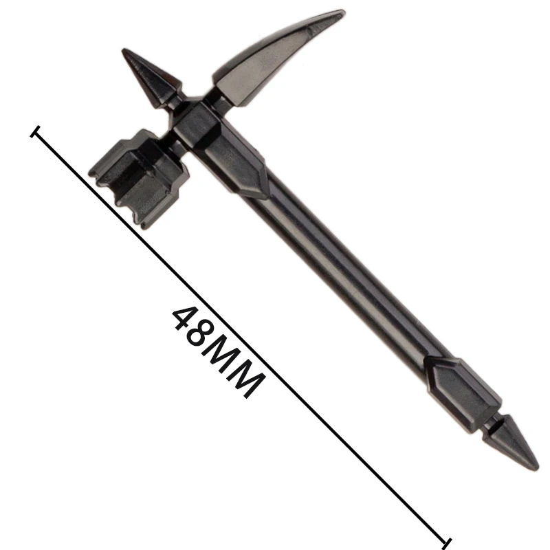 Koruit Mediaeval Times Dwarf Weapons For 4cm Figures Accessories Spear Sword Axe MOC Building Blocks Bricks Toys For Children