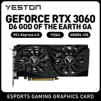 YESTON RTX3060-12G D6 Earth God Gaming Graphics Card 3060 rtx 3060 128Bit GDDR6 Desktop placa de video Video Card