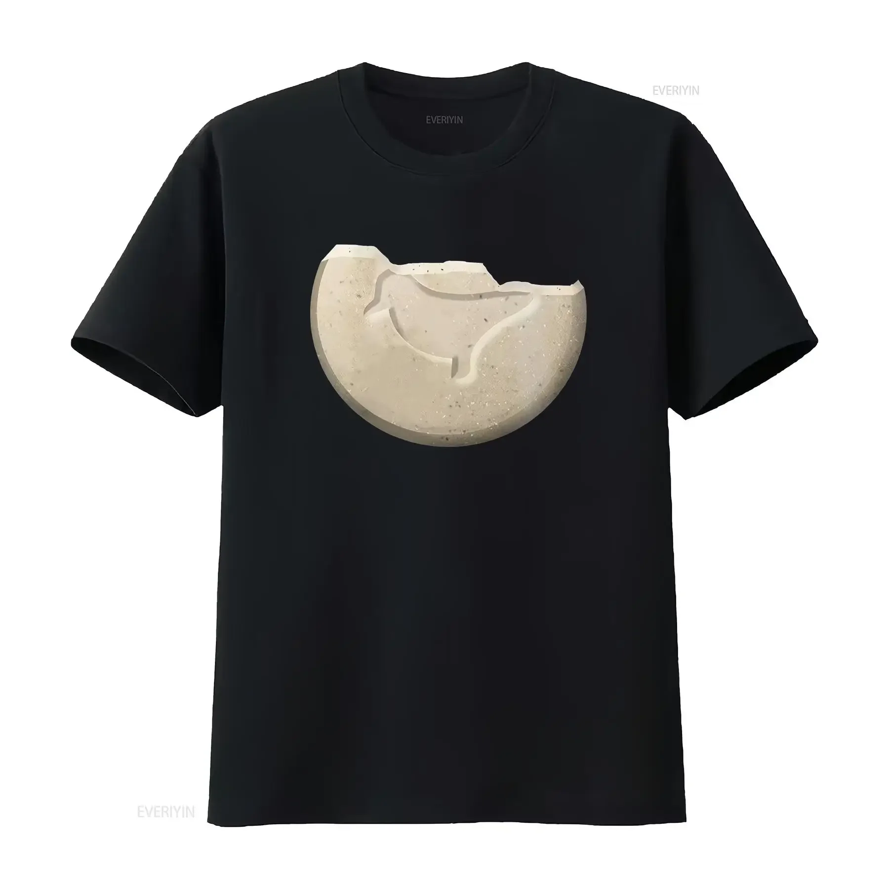 Half Dove Pill T Shirt Navy long or short sleeves vintage Washed Breathable streetwear Casual Versatile fashion Comfortable