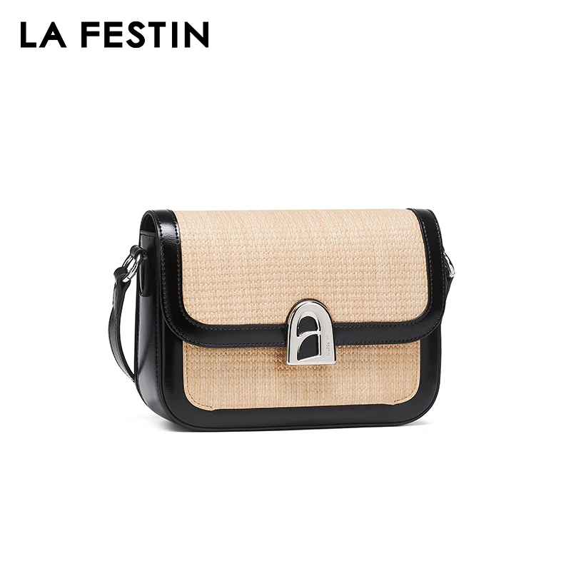 LA FESIN Original Brand Women\'s bag Fashion Designer Shoulder Bag 2024 New Crossbody Bag Luxury Bag Square Bag