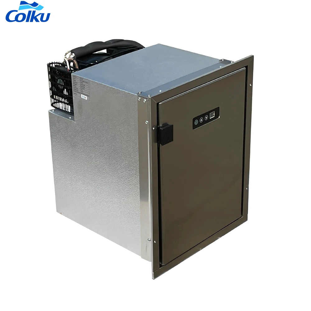 

Colku dc RV fridges dual zones freezer compressor type refrigerator for rv boat 50L