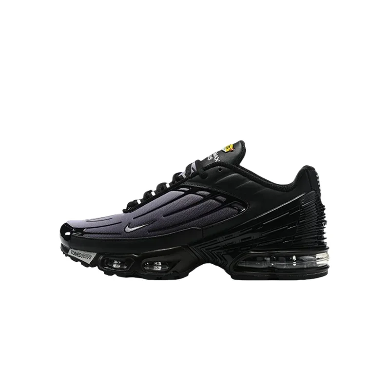 Nike Air Max Plus 3-hardloopschoenen voor heren zijn antislip Duurzaam Knus Sportief Schokabsorberend Ademend Lichtgewicht Rood Zwart