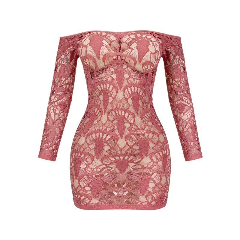 Women's Sleepwear Set with Polyester Spandex Fabric Comfortable Lightweight for Home Use Size One Size Refer to Size Chart
