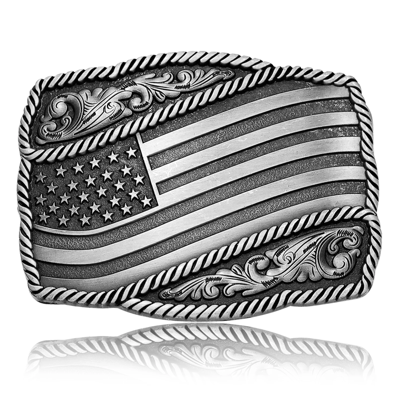 

Западные ковбойские пряжки для ремня с американским флагом для мужчин и женщин, большой родео с оленем, пряжка для ремня с гравировкой, винтажный новинка, аксессуар в стиле пастушки