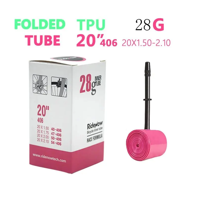 RideNow Fahrrad-TPU-Schlauch 20 Zoll Reifen 20x0.9 1.0 1-1/8 1-1/4 1.35 1-3/8 1.5 Kamera 406 BMX Fahrrad 20x1.5 1.75 2.0 2.1 Reifen Pneu – Detail 4