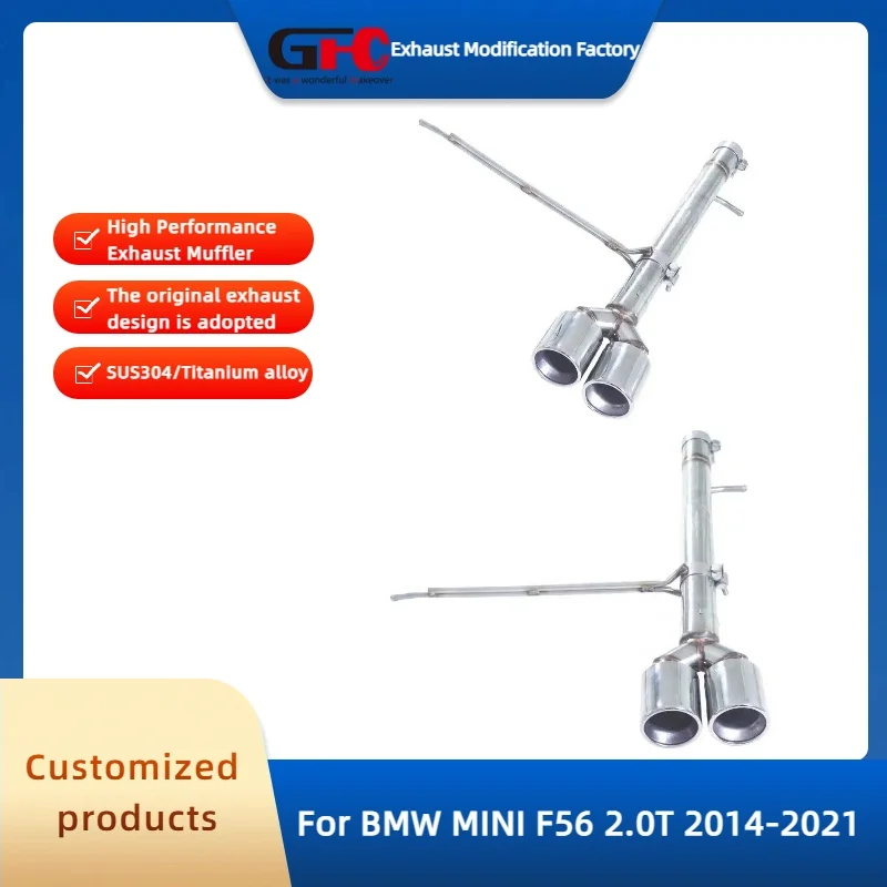 

GFC Exhaust Pipe for BMW MINI F56 2.0T 2014-2021 High-Performance 304 Stainless steel Car Exhaust System