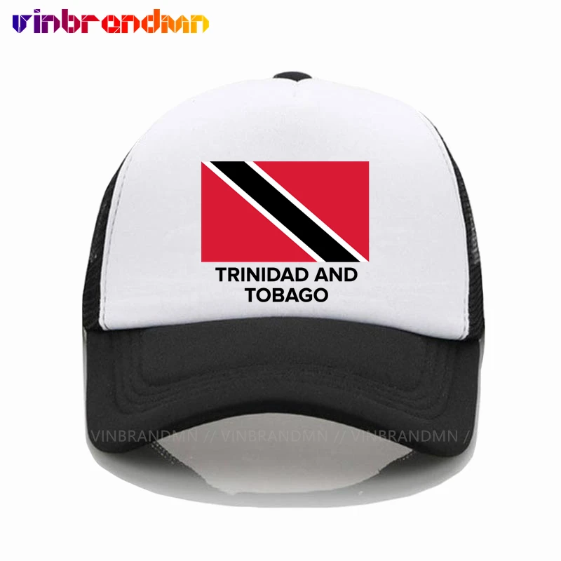 New Fashion Trinidad and Tobago Flag Baseball Caps Hip Hop Caps National Emblem Sun Visor Hats Summer Outdoor Adjustable Caps