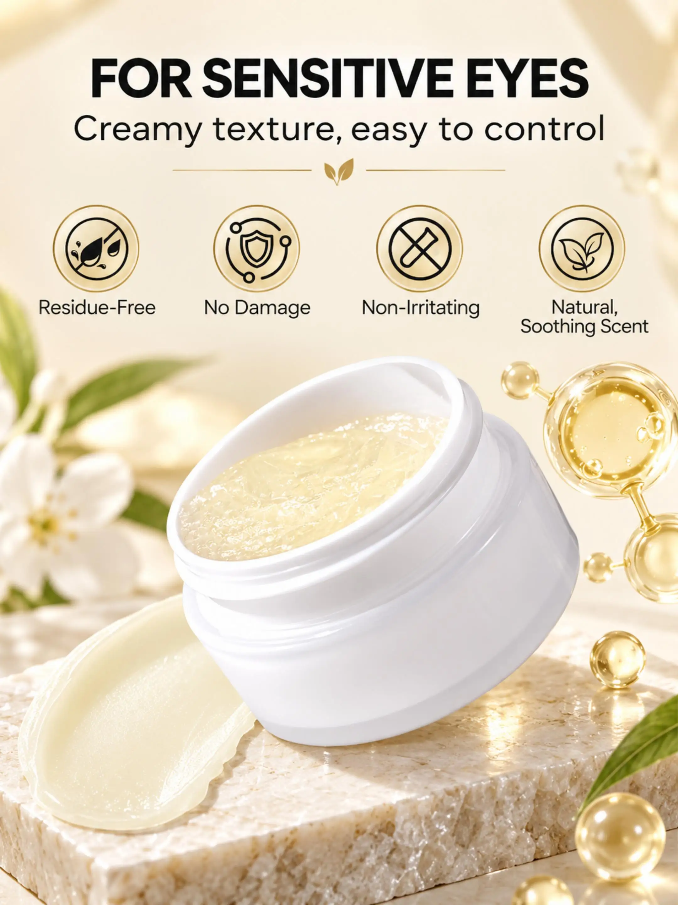 Gollee Eyelash Extension Remover Fast Dissolve No Damage to Natural Lash Professional Adhesive Remover Supplies