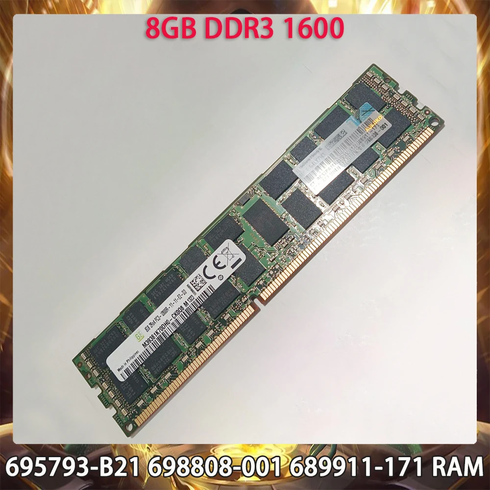 RAM 695793-B21 698808-001 689911-171 8GB DDR3 1600 Máy Chủ Nhớ Hoạt Động Hoàn Hảo Nhanh Tàu Chất Lượng Cao