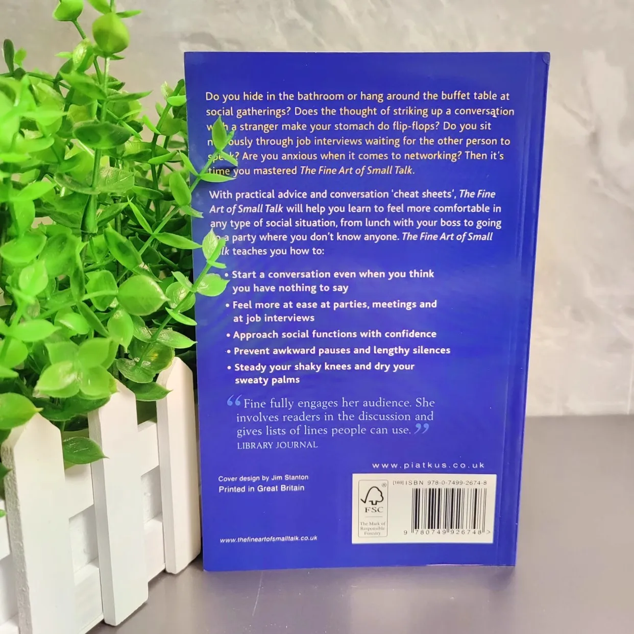 The Fine Art of Small Talk: How to Start a Conversation By Debra Fine English Book Paperback ﻿