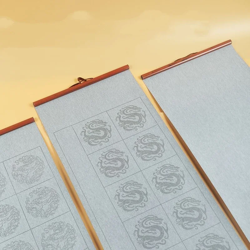 Water Writing Cloth Scroll Copybook Professional Chinese Calligraphy Tracing Copying Practicing Water Writing Cloth Art Supplies