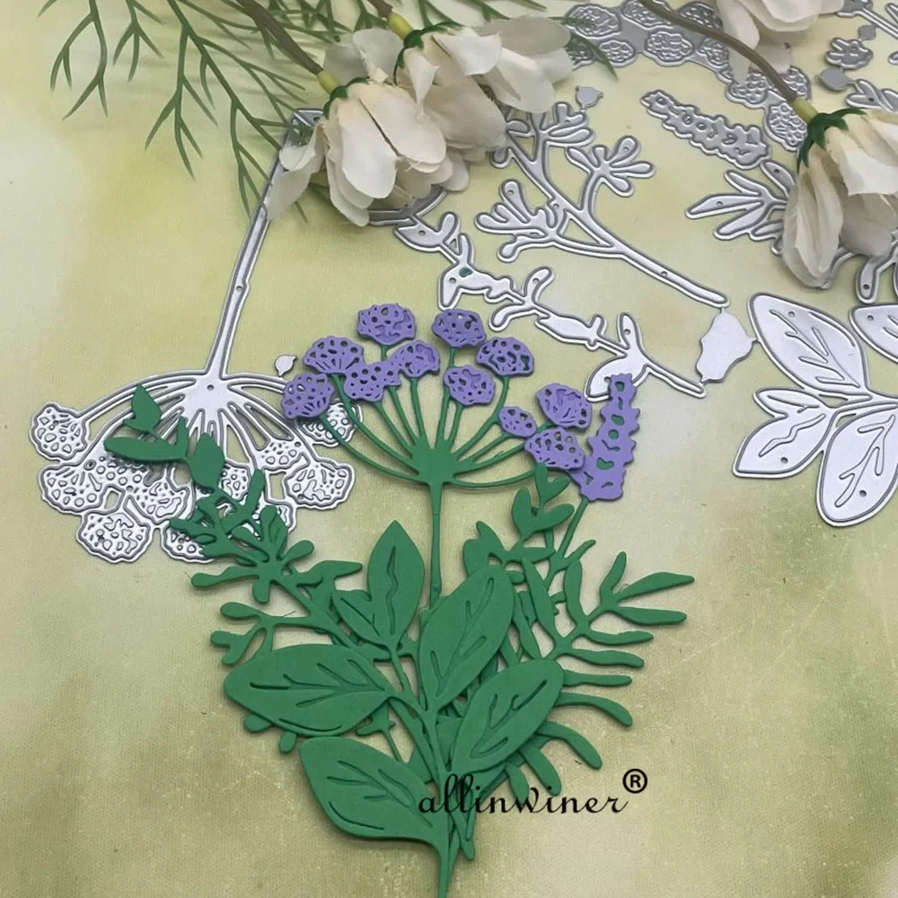 

Lavender decoration Metal Cutting Dies Stencils Die Cut for DIY Scrapbooking Album Paper Card Embossing