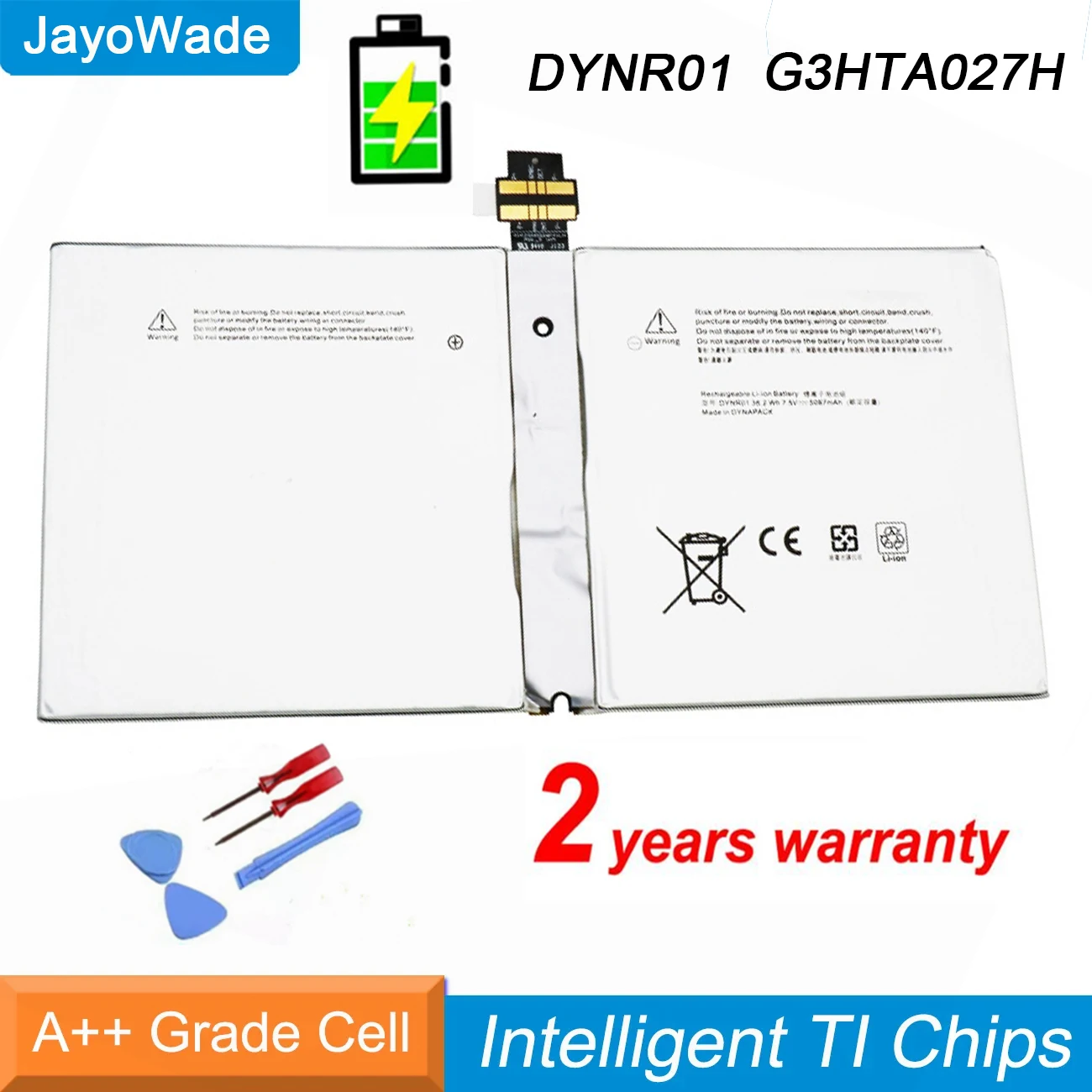 High Quality G3HTA027H DYNR01 Laptop Battery For Microsoft Surface Pro 4 1724 12.3