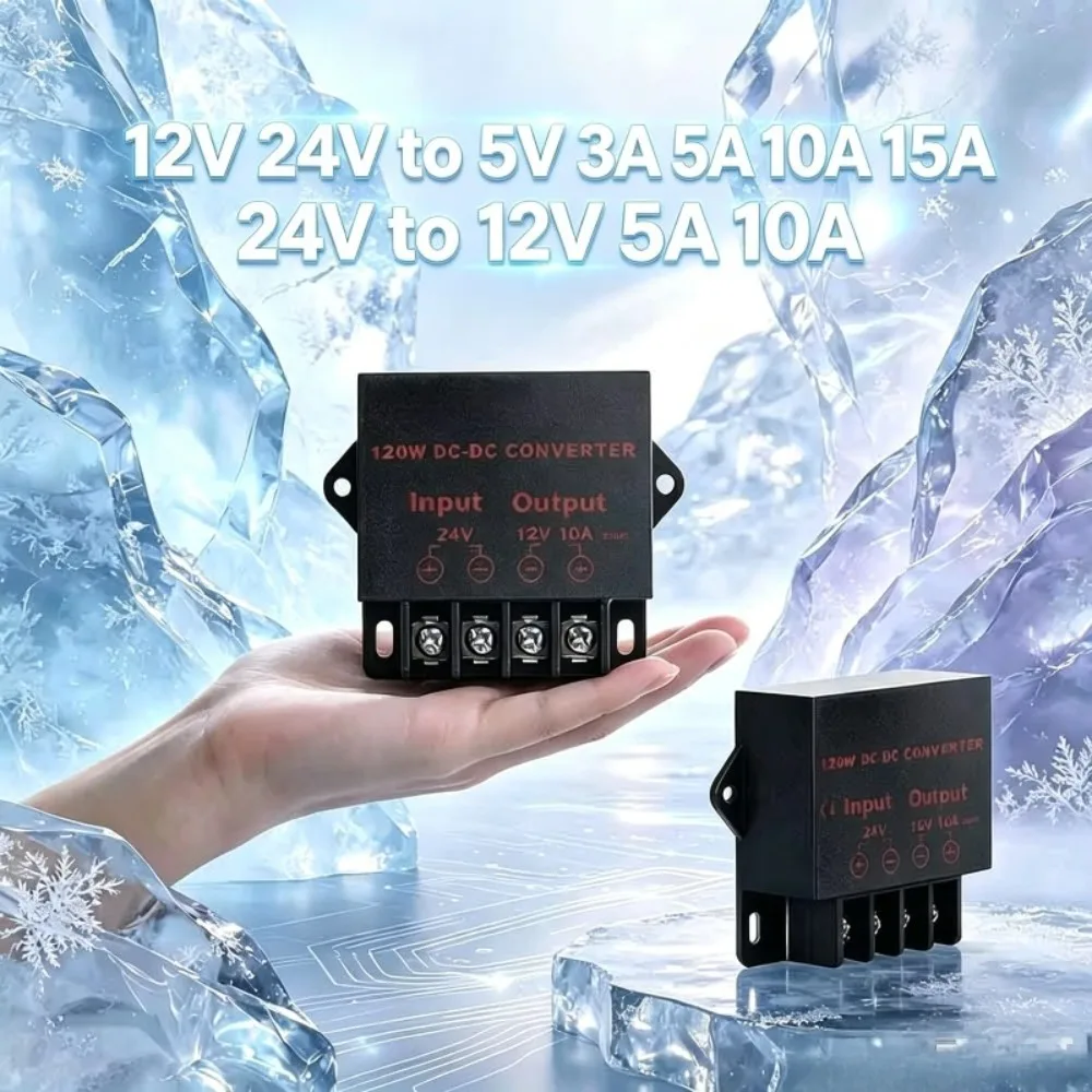 DC 12V 24V Step Down to 5V 3-10A Buck Converter 24V to 12V 5A 10A Regulator Power Supplies Transformer Converter For Cable TV
