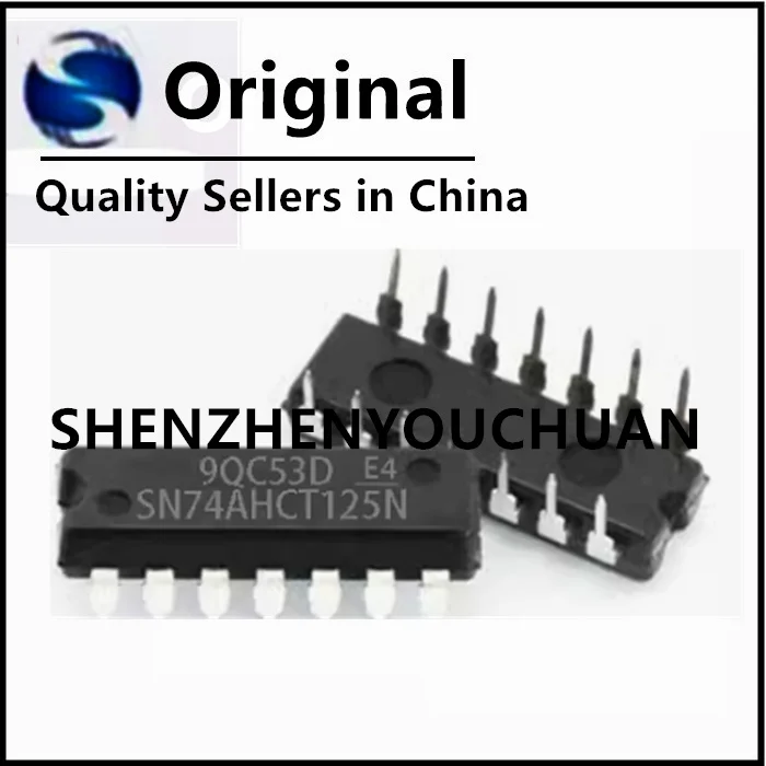 

(10-100piece) SN74AHCT125N 74AHCT125N 8mA 1 4.5V~5.5V 8mA 4 DIP-14 Buffer/Driver/Transceiver ROHS IC Chipset New Original