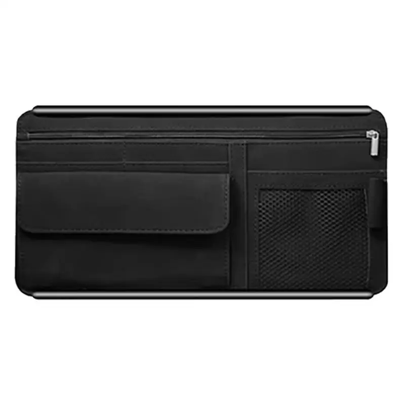 Visor Storage Visor Panel Storage Pouch Holder Multi-Pocket Card Holder Car Truck SUV Storage Pouch Holder Car Visor Accessories