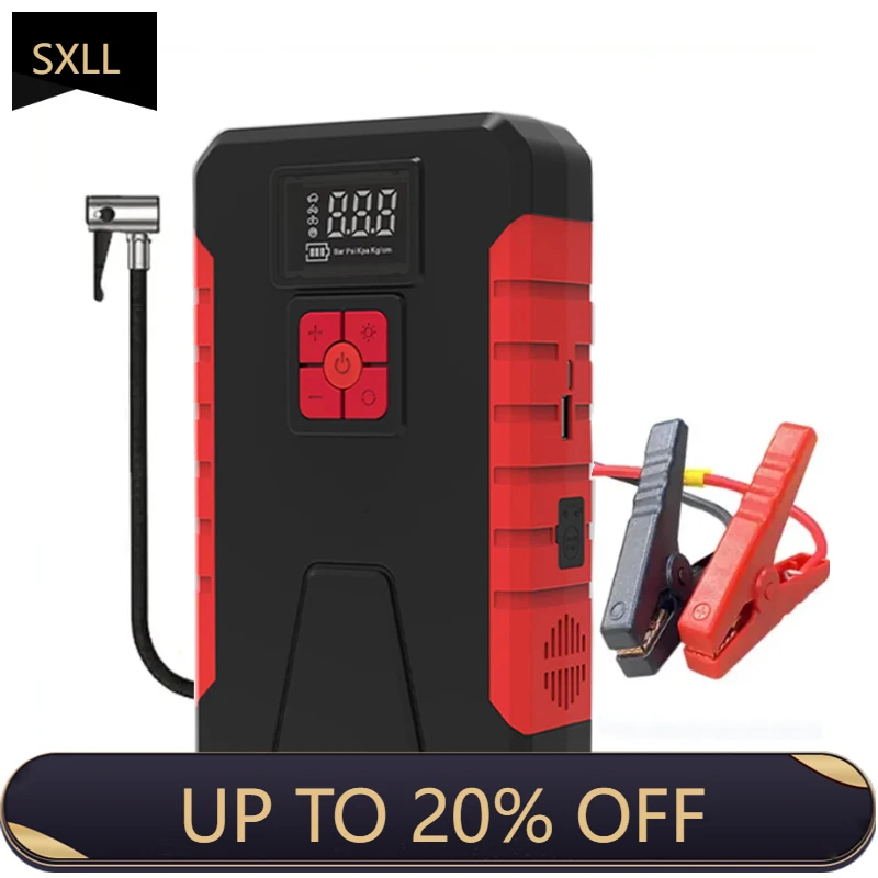 

SXLL Factory direct sales multifunctional 4-in-1 car jump starter lithium car jump starter 12v jump starter car battery