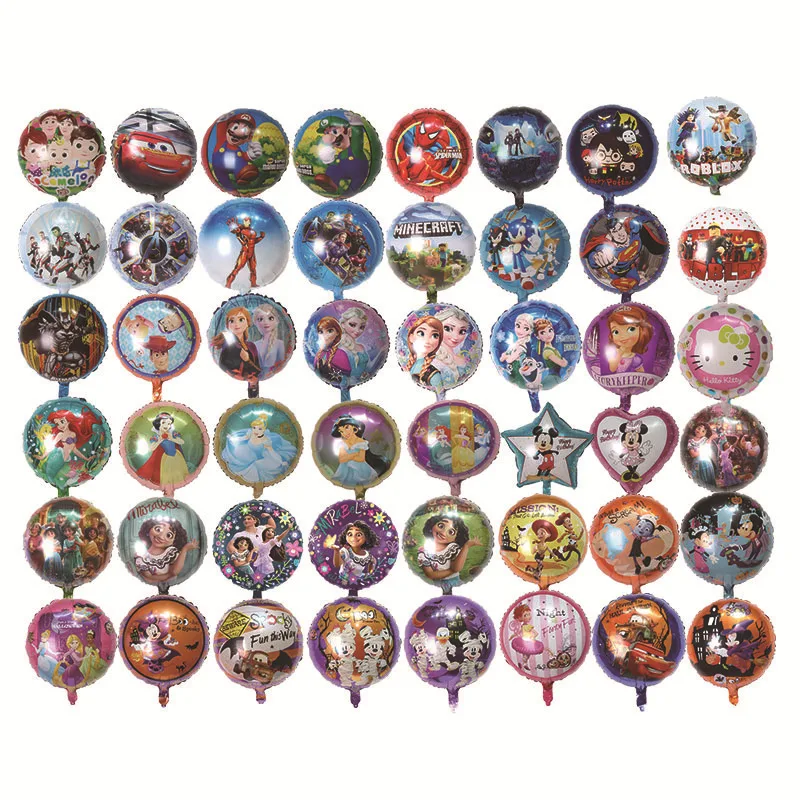 

50 шт., воздушные шары из мультфильма «Микки Маус»