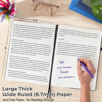 स्कूल मीटिंग के विवरण लिखने के लिए सबसे ज़्यादा बिकने वाली मोटी यूनिवर्सल A5/A4 नोटबुक, विशेष पेशकश 10 best sales नोटबुक A4 - №6