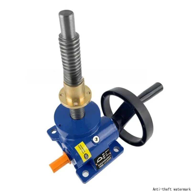2025 Hot Selling - SWL Fixed Lifting Platform Electric Hand-Cranked Spiral Screw Lifting Linkage Worm Gear
