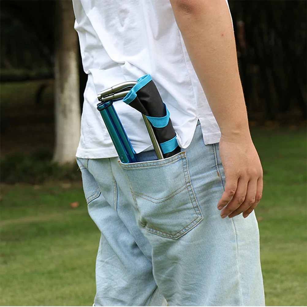 

Outdoor Folding Stool Portable Compact Design For Camping Hiking Fishing Travel Beach Garden Foldable Stool Multi-Function