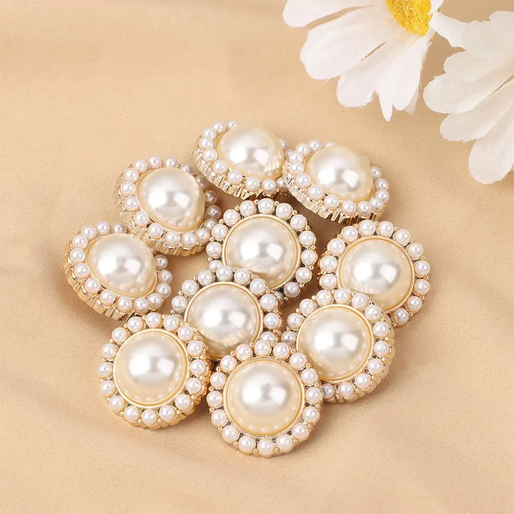 10Pcs Handmade Sewing Button DIY Shirt Buttons Needlework Pearl Clothing Buttons Sewing Accessories