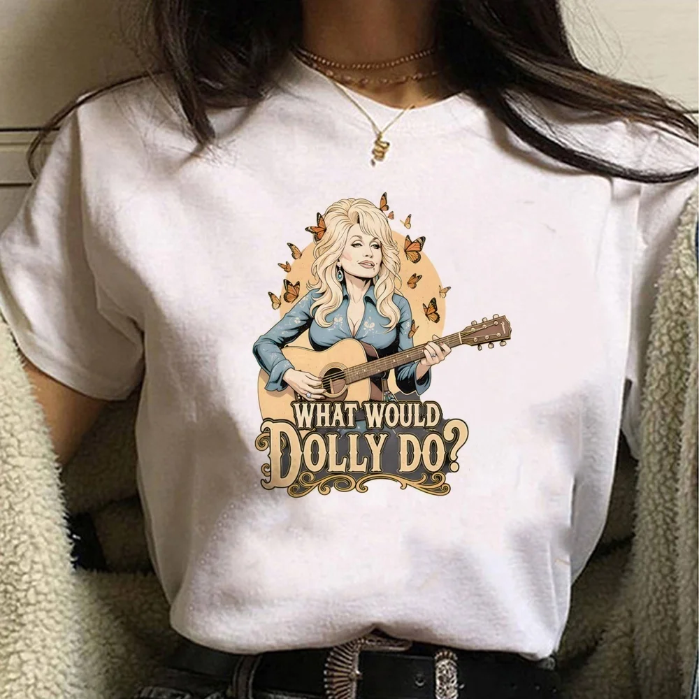 Dolly Parton t-shirt femme anime 80s cheap kawaii aesthetic t shirt funny summer goth meme emo