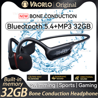 # Hot IPX8 Waterproof Swimming Bone Conduction Wireless Headphone Bluetooth 5.3 32GB MP3 Player HIFI Bass Music Sport Earphone