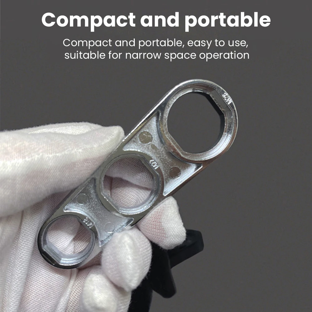 Alat Perbaikan Keran Air Universal Wrench6-in-1, Kunci Aerator Keran, Pengatur Aliran Air, Bubbler Keran, Tukang Ledeng Kamar Mandi