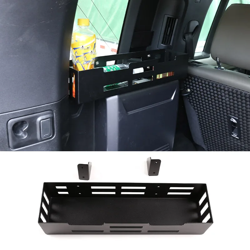 

For Land Rover Defender 110 2020 2021 2022 2023 2024 Aluminum Car Trunk Storage Basket Capacity Box Car Accessories