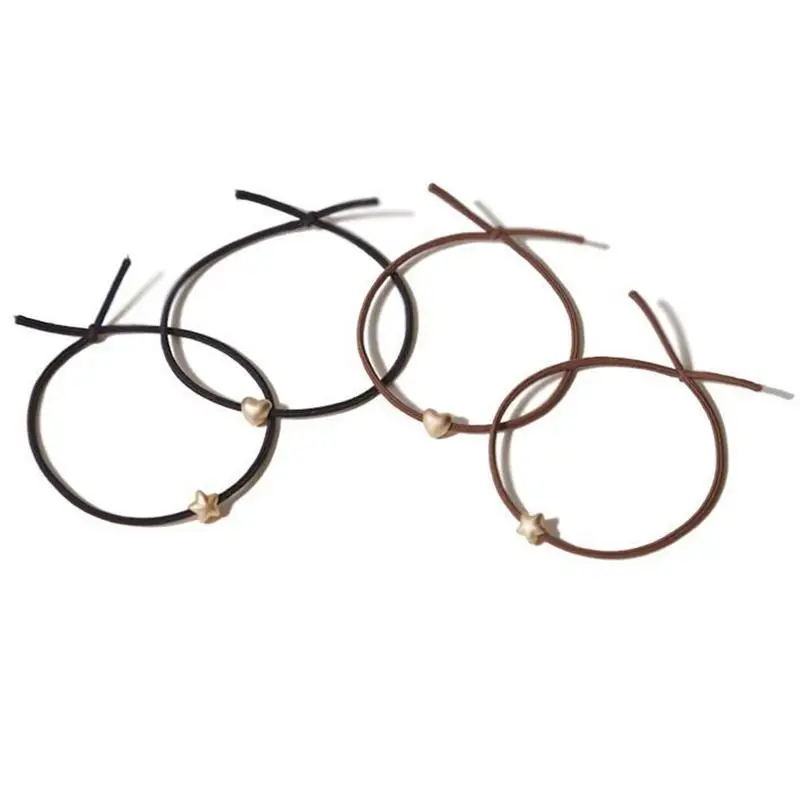 2 Pcs New Fashionable Dual Strand Braided Hair Headband Comfortable Elastic Ponytail Band For Daily Casual Sports Parties〔Funny〕