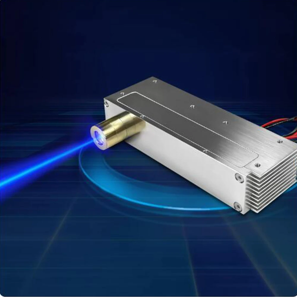 Horizontal 450nm Blue light Laser Module for Wood Carving and Cutting Laser Head