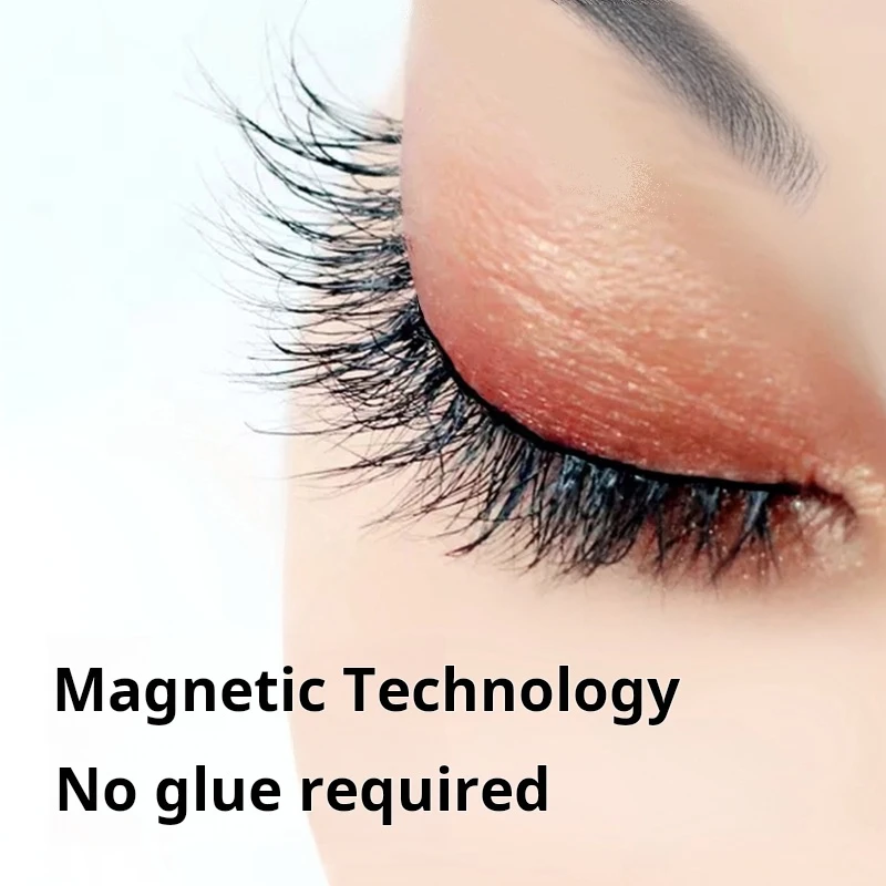 Magnetische Absaugung falsche Wimpern, übernat ürliche, volle Streifen, ultra weiche Simulation, wieder verwendbare Wimpern verlängerung