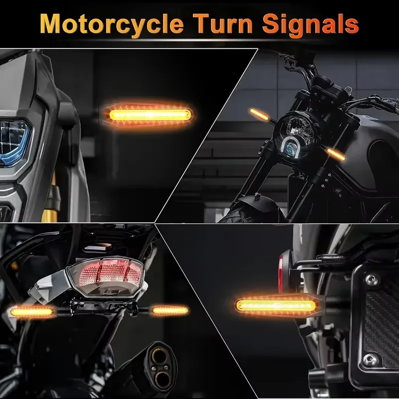 2/4PCS Motorcycle LED Turn Sig - огляд і ціна Sos Light Strobe