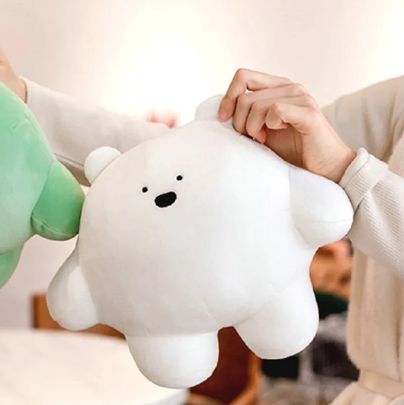 여아용 귀여운 곰 인형 동물 봉제 베개, 재미있는 장난감 동물, 귀여운 포옹 베개, 귀여움, 40 cm/15.7 인치