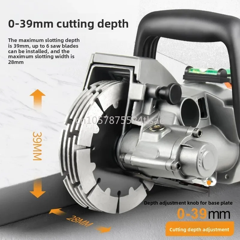 CW6122/ZR3836 One-time Forming Dust-free Grooving Machine, Wall Cutting Machine, Water and Electricity Installation Trough