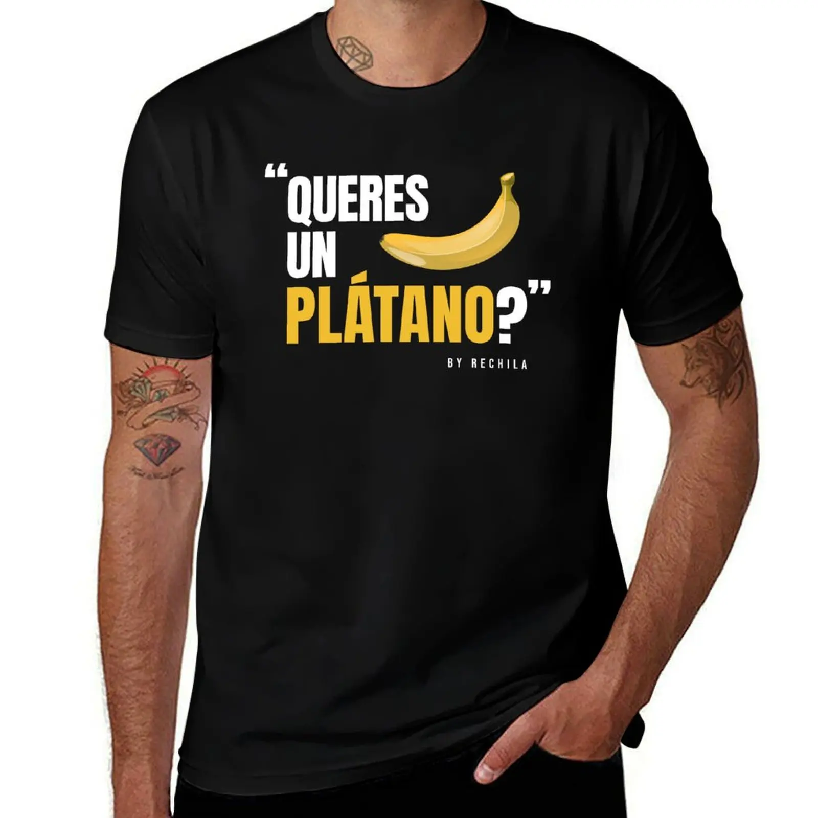 

Rechila Plantain T-Shirt street wear new edition graphic tee shirt plus size clothes Short sleeve tee men